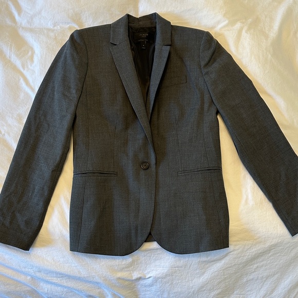 J. Crew Charcoal Blazer - Picture 1 of 6